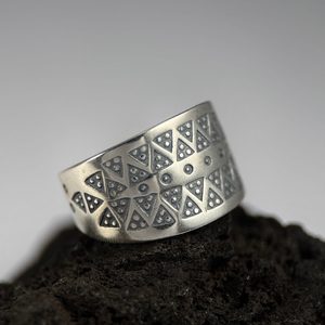 VIKING RING, sterling silver, replica