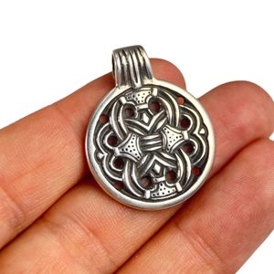 BORRE - pendant, Viking style, silver 925