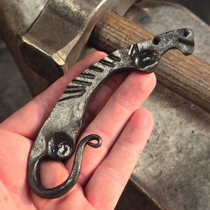 Forged bottle opener Horse's head