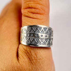 VIKING RING, sterling silver, replica