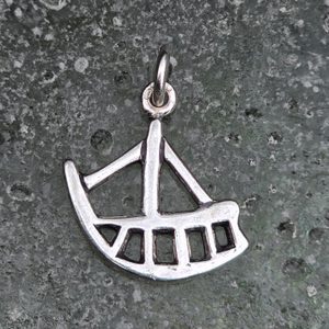 FANAS, bateau sâme, pendentif, argent 925/1000