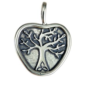 APPLE TREE, pendant, silver