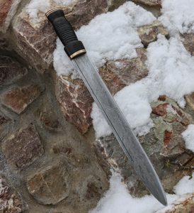 NEVIS, Schottisches Messer, Dirk, Damaszenerstahl