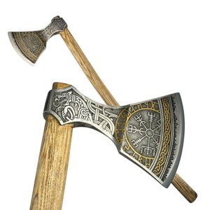VEGVISIR, hache gravée et dorée