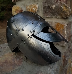 STEFNIR, VIKING OCULAR HELMET WITH CHEEK GUARDS - VIKING AND NORMAN HELMETS{% if kategorie.adresa_nazvy[0] != zbozi.kategorie.nazev %} - ARMOUR HELMETS, SHIELDS{% endif %}