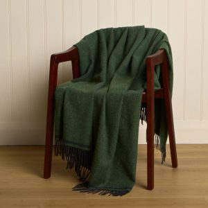 Irish Eoghan Lambswool Throw, Foxford