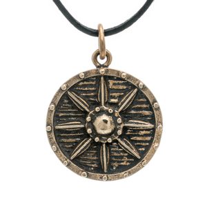 VIKING SHIELD, PENDANT, BRONZE - PENDANTS, NECKLACES{% if kategorie.adresa_nazvy[0] != zbozi.kategorie.nazev %} - JEWELLERY - BRONZE, ZINC{% endif %}