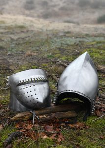 Bascinet de casque, Churburg, XIVe siècle, acier de 1,6 mm