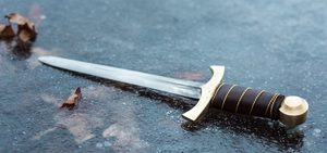 MEDIEVAL DAGGER - BRASS AND STEEL - SWORDFIGHT DAGGERS{% if kategorie.adresa_nazvy[0] != zbozi.kategorie.nazev %} - WEAPONS - SWORDS, AXES, KNIVES{% endif %}