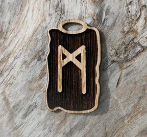 MANNAZ - RUNE - FUTHARK, WOOD - RUNE PENDANTS{% if kategorie.adresa_nazvy[0] != zbozi.kategorie.nazev %} - JEWELLERY - BRONZE, ZINC{% endif %}