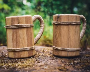 Wooden Tankard, oak