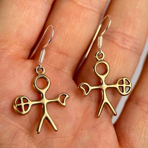 NOAIDI - Sami Shaman, earrings bronze