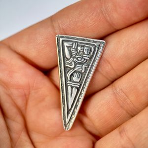 Rivet anglo-saxon, taplow, argent