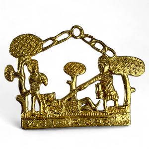 Folk feast, medieval pilgrim badge