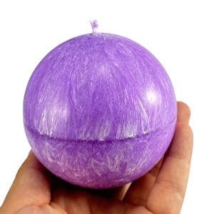 Candle, ball 8 mm, purple