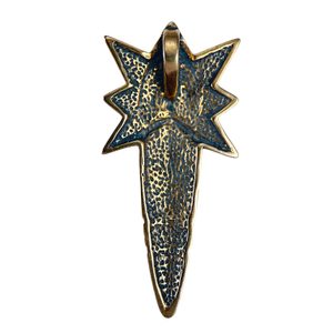 PERUN, Slavic Thunder God, pendant, bronze
