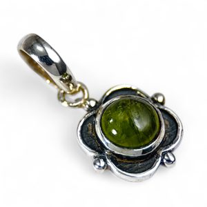 BORGIA, silver pendant, peridot Ag 925/1000