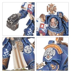 Capitaine des Space Marines de Warhammer 40k en armure Terminator