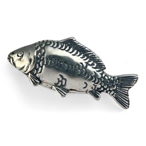 KARPFEN - Fisch, Anhänger zum Fischen, Silber 925
