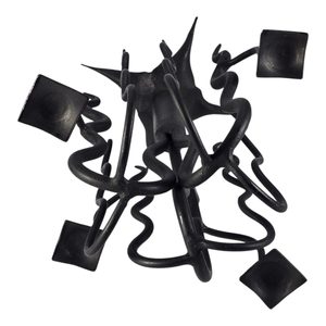 Forged candlestick, willow