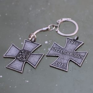 CROSS IN DIFFICULT TIMES, CZECHOSLOVAKIA, 1918-1919, REPRODUCTION, KEY RING - ALL PENDANTS, OUR PRODUCTION{% if kategorie.adresa_nazvy[0] != zbozi.kategorie.nazev %} - JEWELLERY - BRONZE, ZINC{% endif %}