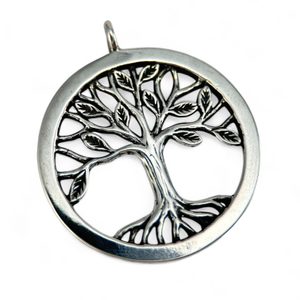 Tree of Life pendant, sterling silver