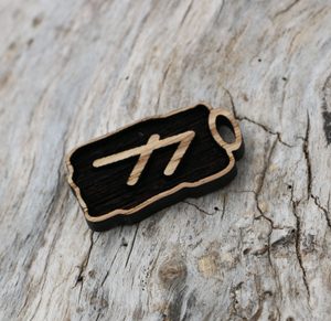 ANSUZ - Rune - Futhark, Wood