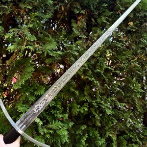 NORBERT HAND-AND-A-HALF MEDIEVAL SWORD etched