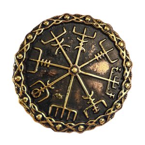 VEGVISIR - bronze brooch