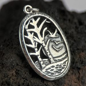 Tajga, pendentif en argent