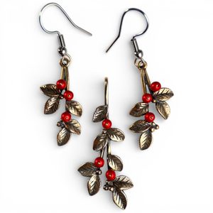 Canneberges, ensemble, bronze