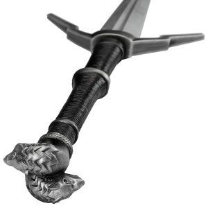 Épée d’argent du loup de Geralt, réplique en mousse
