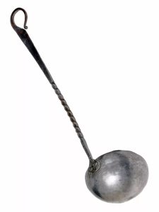 Medieval ladle - hand forged, large