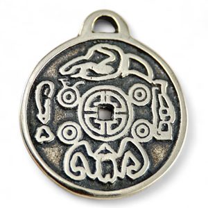 Amulet Wealth Buddhist Feng Shui, silver 925/1000