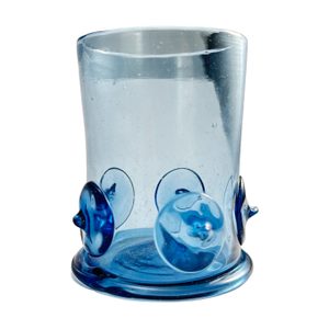 AQUARIA, verre historique bleu, verre