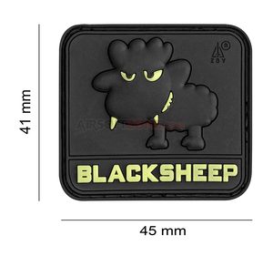 BLACK SHEEP RUBBER VELCRO PATCH - PATCHES UND MARKIERUNG{% if kategorie.adresa_nazvy[0] != zbozi.kategorie.nazev %} - TORRIN OUTDOOR SHOP{% endif %}