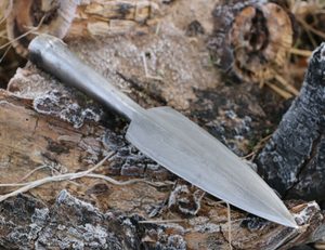 Lugh's spear, reproduction - Damascus steel, Wulflund forge