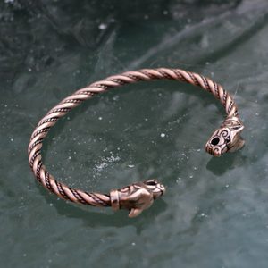 FENRIR, CUFF BRACELET, BRONZE - VIKING, SLAVIC, CELTIC BRACELETS - BRONZE AND BRASS{% if kategorie.adresa_nazvy[0] != zbozi.kategorie.nazev %} - JEWELLERY - BRONZE, ZINC{% endif %}