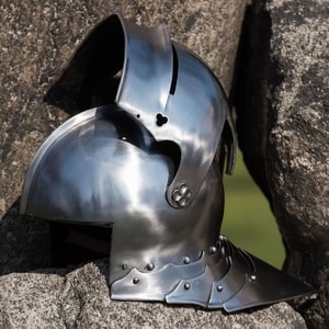 GERMAN SALLET, MEDIEVAL HELMET - MEDIEVAL HELMETS{% if kategorie.adresa_nazvy[0] != zbozi.kategorie.nazev %} - ARMOUR HELMETS, SHIELDS{% endif %}