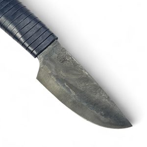 Wolf, forged knife, black