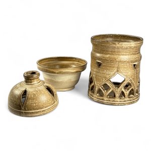CERAMIC APPLE BAKER for a tealight