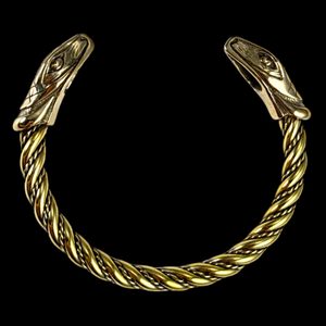 SNAKE, brass bracelet