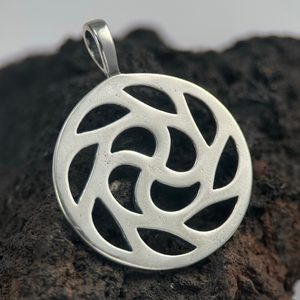 SONNENSYMBOL, Anhänger Silber 925