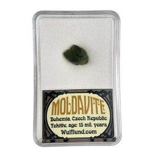 MOLDAVITE Raw Stone from the Czech Republic cca 0,6 g