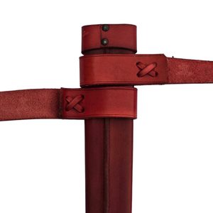 LEATHER SCABBARD for swords, de luxe