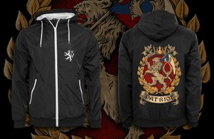 Czech Lion, jacket with hood
