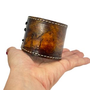 AUTUMNUS, leather bracelet
