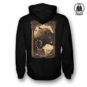 SANGLIER - sweat à capuche