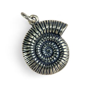 AMMONITE, sterling silver pendant
