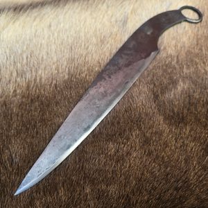 CELTIC KNIFE OPPIDUM, exact replica of knife from Bohemia, black